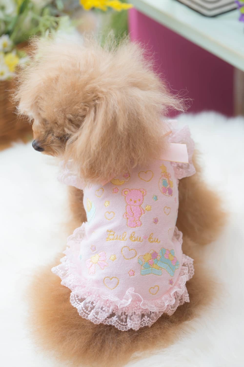 BUL BU-BU 犬用ドレスSweets Paradise ssサイズ ピンク 犬用品