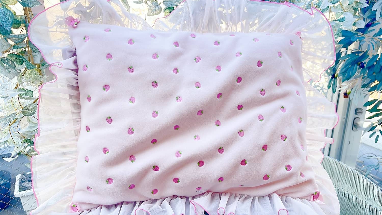 24MA-003 いちごベッドマット｜ドッグブティック・ブルブブ