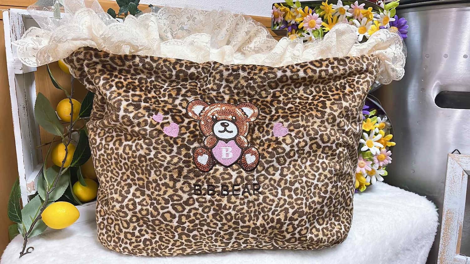 25BED-001 Leopard Bed｜ドッグブティック・ブルブブ